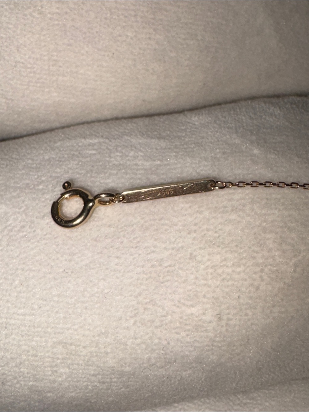 Kendra Scott 14k Gold and Diamond football Pendant Necklace - Picture 3 of 7